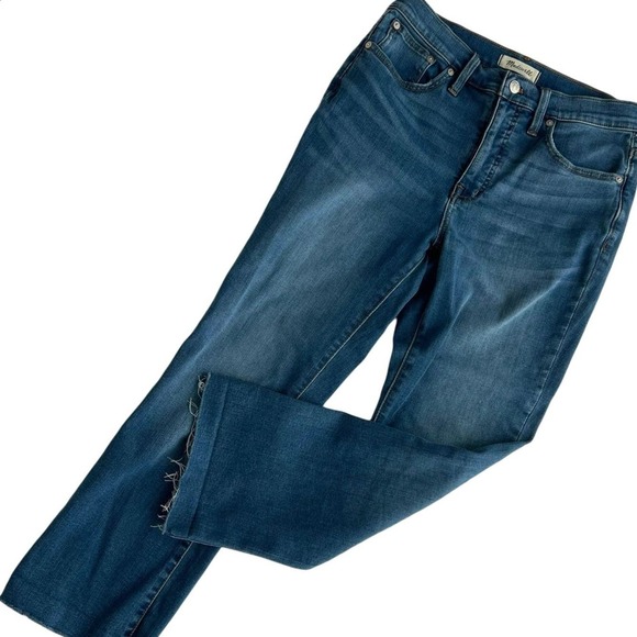 Madewell Cali Demi Boot Cut Jeans Medium Wash Size 28 - Picture 1 of 10